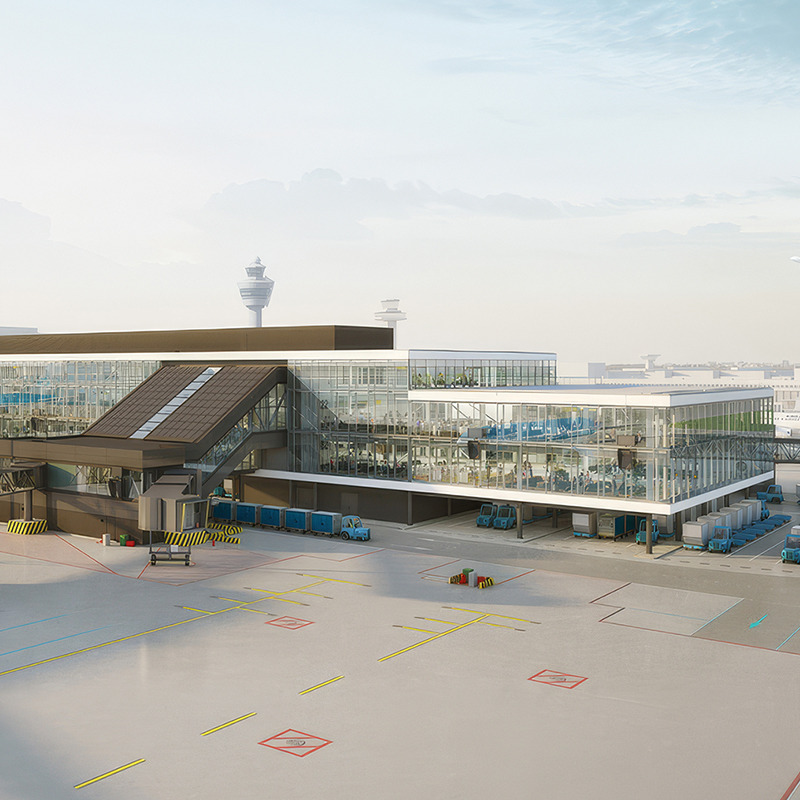 SCHIPHOL AIRPORT A PIER